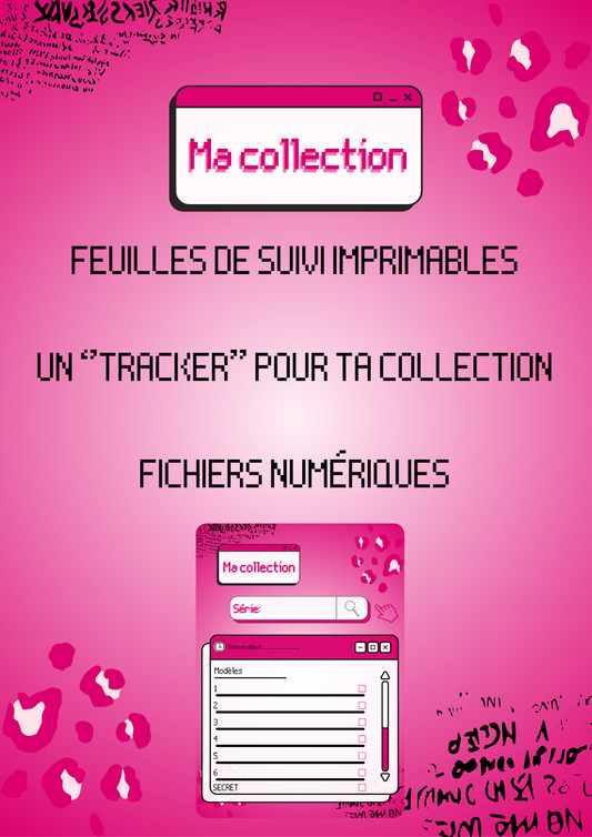 Collection Tracker Sheets (numeric) - Mamie Pop Blind Box